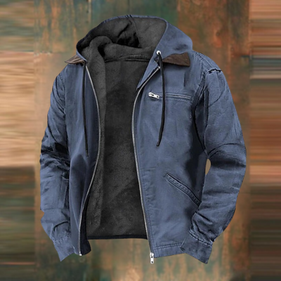 Anselm | Jacke mit Reißverschluss und Kapuze