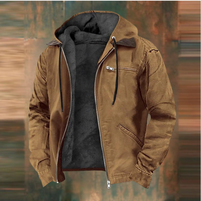 Anselm | Jacke mit Reißverschluss und Kapuze