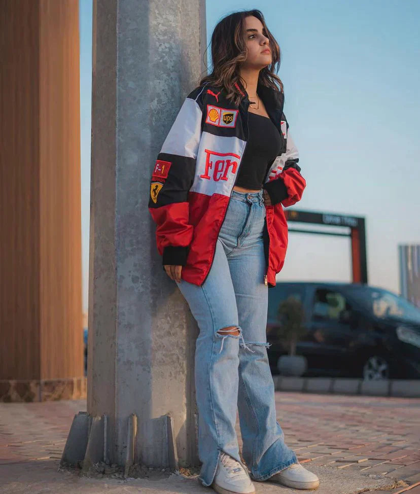 Gisela | Vintage Ferrari Rennfahrer Jacke