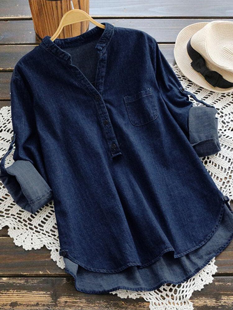 SELAH | DENIM-BLOUSE