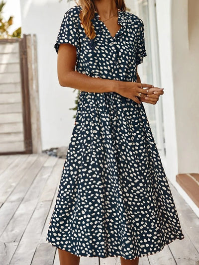 Myla | Midikleid mit kurzen Ärmeln