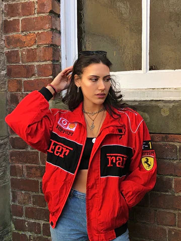 Gisela | Vintage Ferrari Rennfahrer Jacke