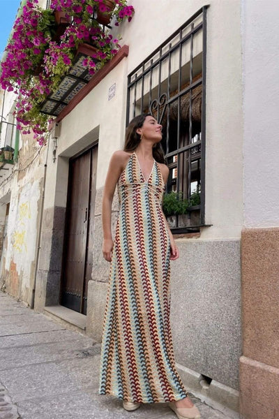 Ronja | Gehäkeltes Maxikleid