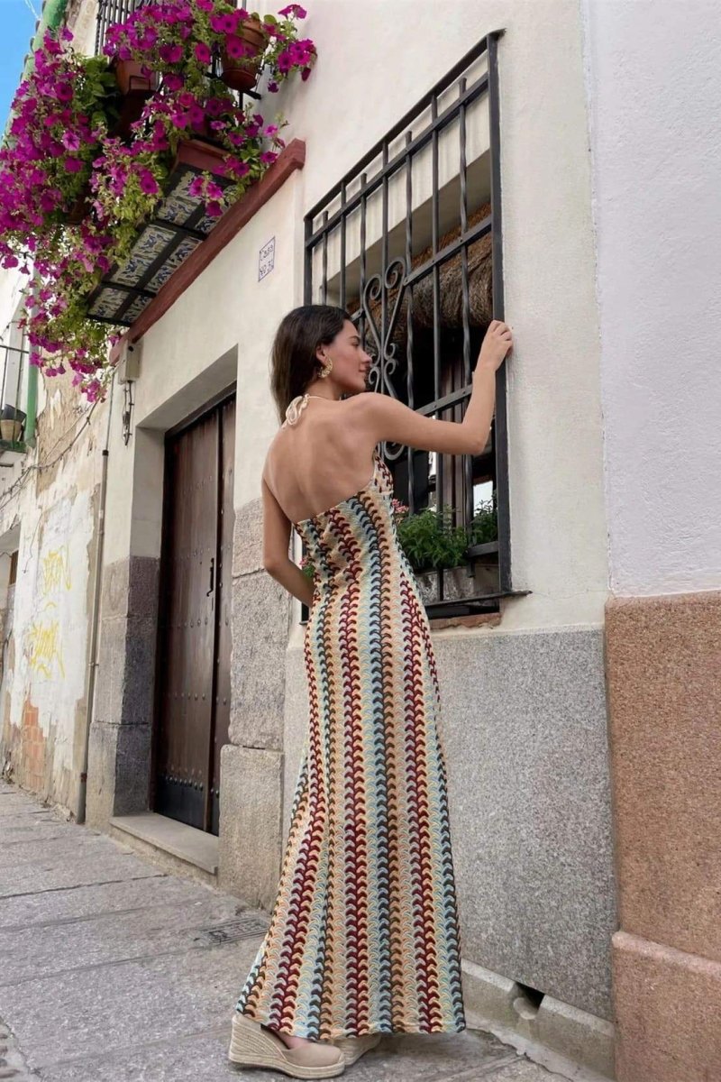 Ronja | Gehäkeltes Maxikleid
