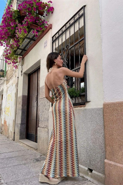 Ronja | Gehäkeltes Maxikleid