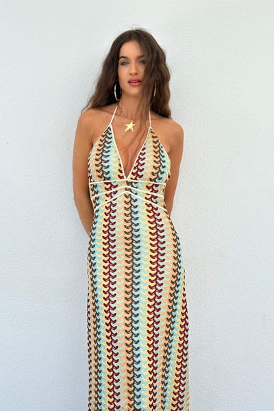 Ronja | Gehäkeltes Maxikleid