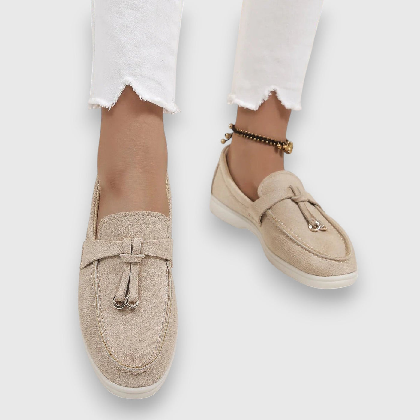 Franziska | Klassische Wildleder- Halbschuhe