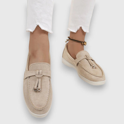 Franziska | Klassische Wildleder- Halbschuhe