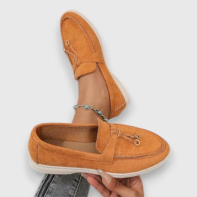 Franziska | Klassische Wildleder- Halbschuhe