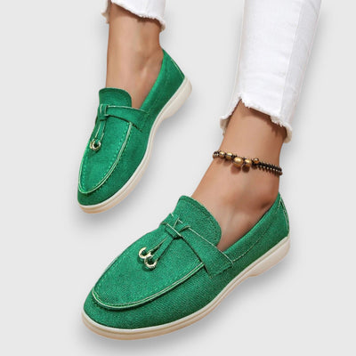 Franziska | Klassische Wildleder- Halbschuhe