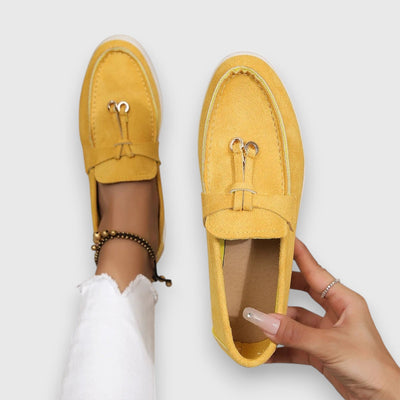 Franziska | Klassische Wildleder- Halbschuhe