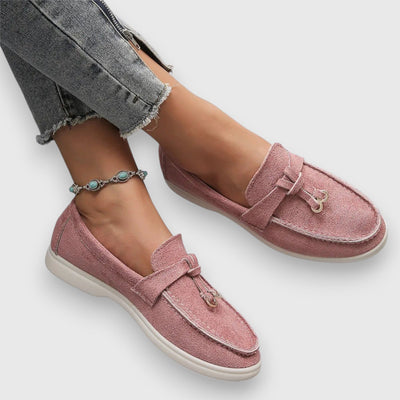 Franziska | Klassische Wildleder- Halbschuhe