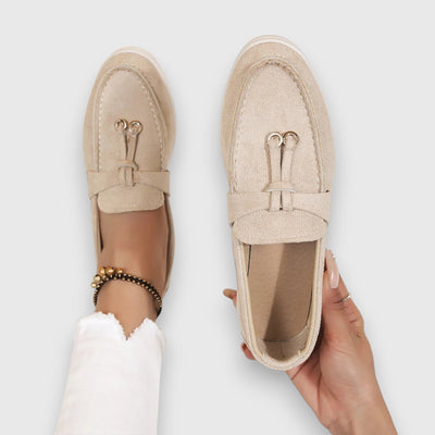 Franziska | Klassische Wildleder- Halbschuhe