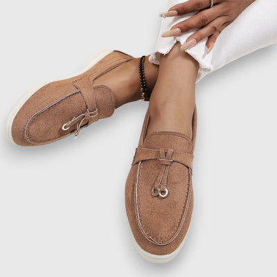 Franziska | Klassische Wildleder- Halbschuhe