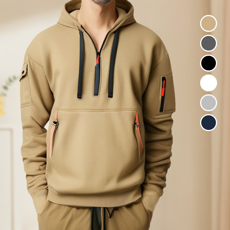 Lukas | Halber Reißverschluss Hoodie