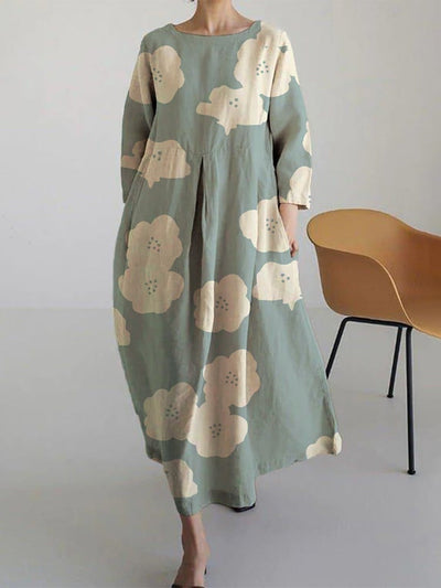 Jamie | Lockeres Kleid mit Rundhalsausschnitt
