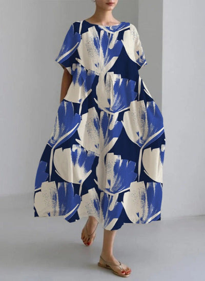 Jamie | Lockeres Kleid mit Rundhalsausschnitt