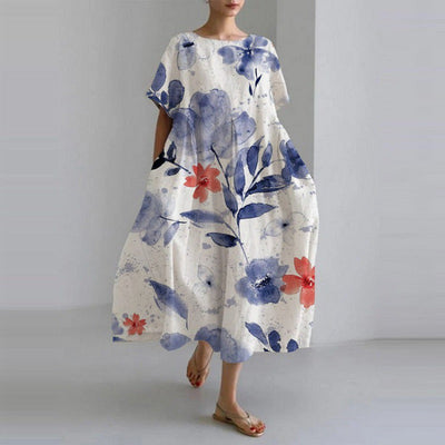 Jamie | Lockeres Kleid mit Rundhalsausschnitt