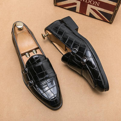 Harrison | Gatte Schuhe mit Krokodil-Prägung