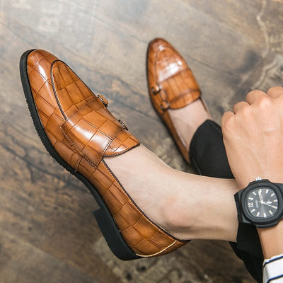 Harrison | Gatte Schuhe mit Krokodil-Prägung