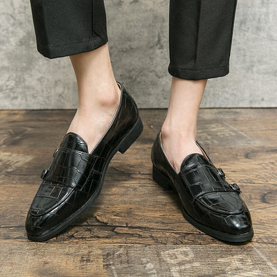 Harrison | Gatte Schuhe mit Krokodil-Prägung