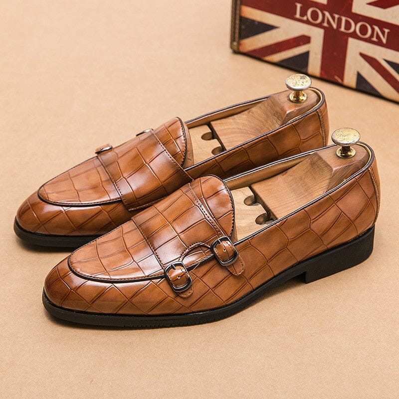 Harrison | Gatte Schuhe mit Krokodil-Prägung