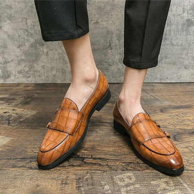 Harrison | Gatte Schuhe mit Krokodil-Prägung