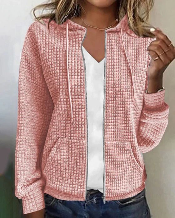 Malia | Strickjacke mit Blockmuster