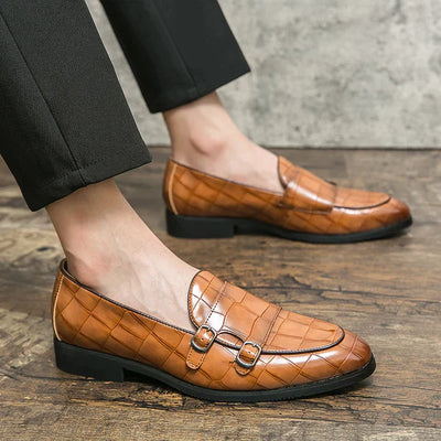 Harrison | Gatte Schuhe mit Krokodil-Prägung