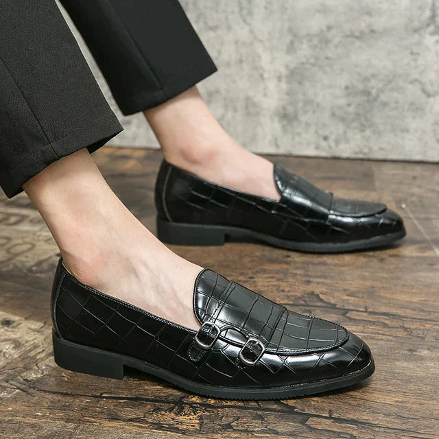 Harrison | Gatte Schuhe mit Krokodil-Prägung