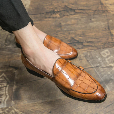 Harrison | Gatte Schuhe mit Krokodil-Prägung