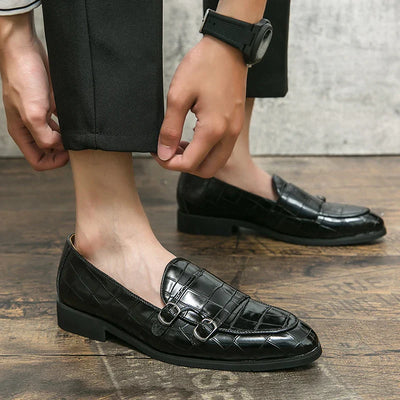 Harrison | Gatte Schuhe mit Krokodil-Prägung